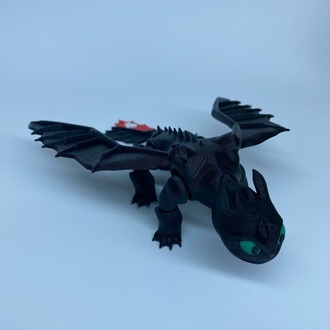 Ejderhanı Nasıl Eğitirsin Dişsiz Gecenin Öfkesi Nıght Fury 16 cm