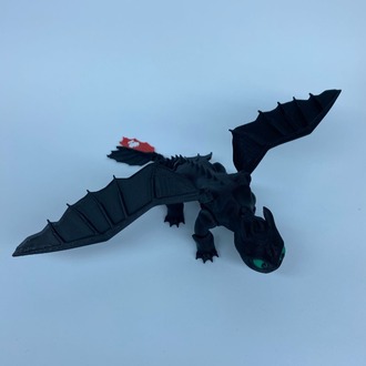 Ejderhanı Nasıl Eğitirsin Dişsiz Gecenin Öfkesi Nıght Fury 16 cm
