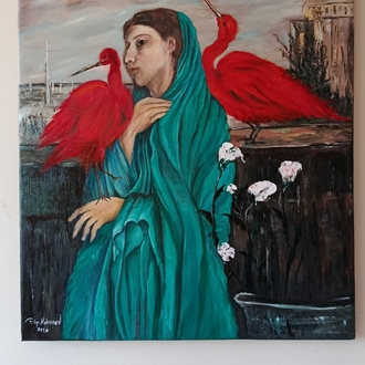 İBİS KUŞLARI VE GENÇ KADIN