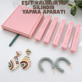 Silindir yapma aparatı (Set halinde)