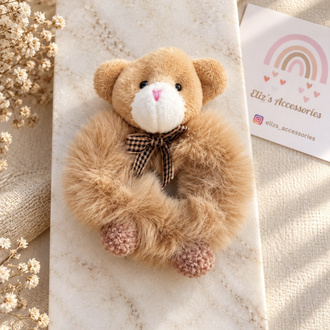 TEDDY TÜYLÜ LASTİK TOKA 