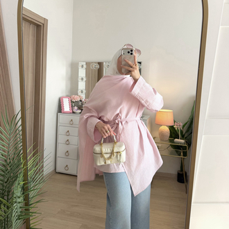 Keten kumaş tunik