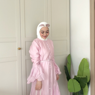 Düğmeli elbise