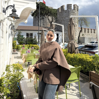 Şal detaylı blazer ceket