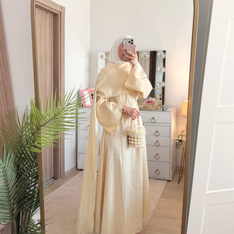 Silk kumaş elbise 