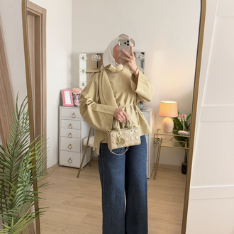 Fiyonklu detaylı tunik