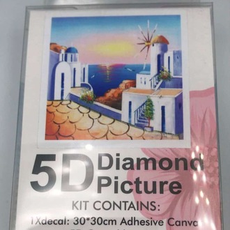 5D Diamond Painting 30x30 cm Elmas Mozaik Boncuklu Taşlı Goblen Pano Tablo Diamond Art