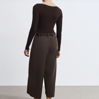 Dilvin kayık yaka bodysuit