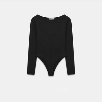Dilvin 32549 kayık yaka bodysuit