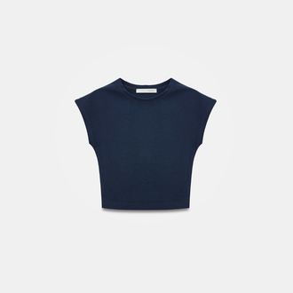 Dilvin modal pamuklu T-Shirt- lacivert