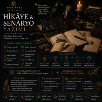 Kişiye Özel Hikâye & Senaryo Yazımı