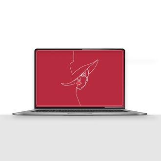 Woman Tablo + Telefon ve Bilgisayar arka plan tasarımı - Dijital Ürün