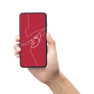 Woman Tablo + Telefon ve Bilgisayar arka plan tasarımı - Dijital Ürün