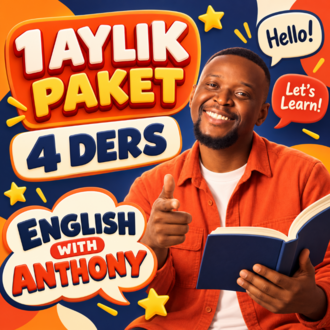 1 Aylık İngilizce Paketi – Haftada 1 Ders
