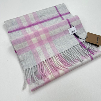 %100 kaşmir ithal atkı gri pembe