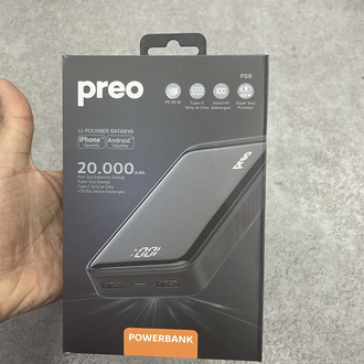 20.000 MAH POWERBANK SIFIR KUTUSUNDA