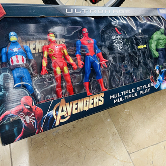 6 LI ÖZEL MARVEL OYUNCAK SETİ