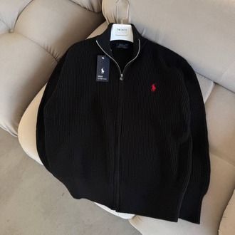 Ralph Lauren Tam Fermuar Triko Premium