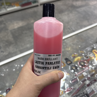 Noir brillant lastik parlatıcı jel