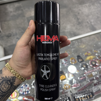 Hema lastik sprey parlatıcı