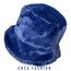 SAKS MAVİ PELUŞ BUCKET ŞAPKA