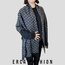 MİSSONİ DESEN ANTRASİT PÜSKÜLLÜ KALIN OMUZ ŞALI