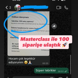 Etsy MasterClass Silver Birebir Danışmanlık