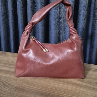 Aura Baget Çanta Bordo
