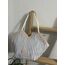 beach bag Mavi çizgi desen