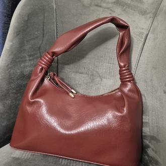 Aura Baget Çanta Bordo