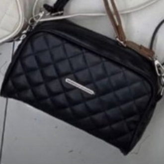 Eko Guess Siyah 2 Bölmeli Omuz ve Çapraz Çanta