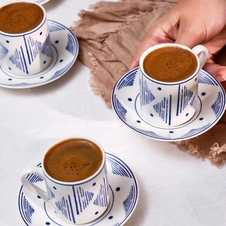 Emsan 6 kişilik kahve fincan takımı 
