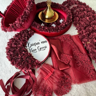 Noble Burgundy Henna-lux Set | EW-292664
