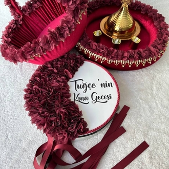 Noble Burgundy Henna-Set | EW-292684
