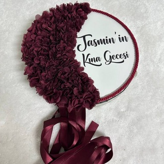Personalisierter Braut-Def mit Laserblumen für Hochzeit und Henna-Feier | EW-292675
