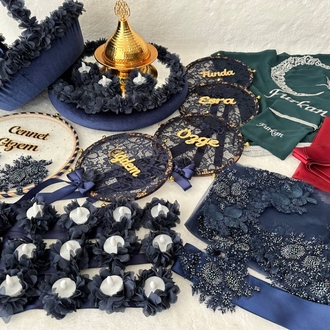 Venedig-Nacht-Kollektion – Braut und Bräutigam Hennaset| EW-292634