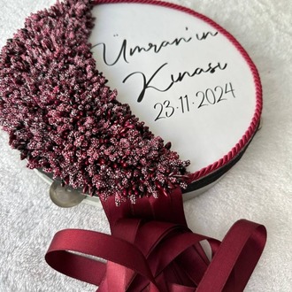 Personalisierter Braut-Def im Knospen-Design mit speziellem Fotodruck | EW-292682