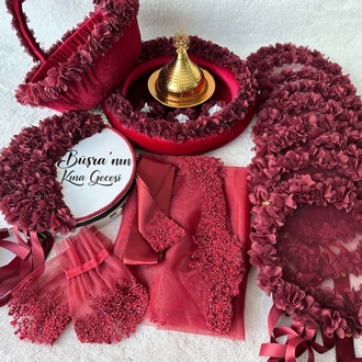 Noble Burgundy Henna-lux Set | EW-292664