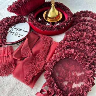 Noble Burgundy Henna-lux Set | EW-292664