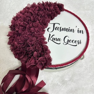 Personalisierter Braut-Def mit Laserblumen für Hochzeit und Henna-Feier | EW-292675
