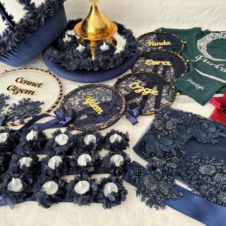 Venedig-Nacht-Kollektion – Braut und Bräutigam Hennaset| EW-292634