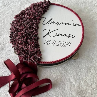 Personalisierter Braut-Def im Knospen-Design mit speziellem Fotodruck | EW-292682
