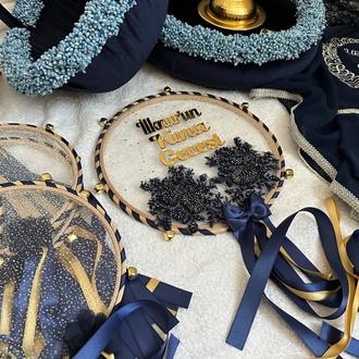 Braut und Bräutigam Hennaset – Saphirnacht-Brise Kolektion| EW-292637