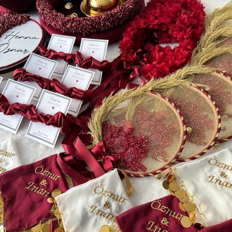 Braut und Bräutigam Hennaset – Bohem Kristall Kollektion| EW-292639