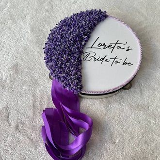 Personalisierter Braut-Def im Knospen-Design mit speziellem Fotodruck | EW-292686