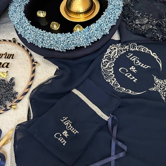 Braut und Bräutigam Hennaset – Saphirnacht-Brise Kolektion| EW-292637