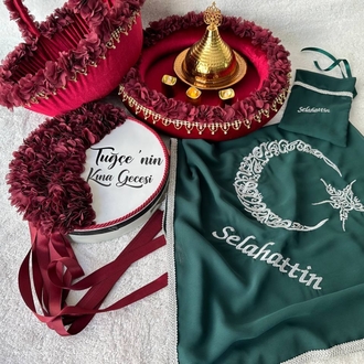 Noble Burgundy Henna-Set | EW-292684