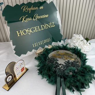 40×50 cm Brautschild aus 3 mm Plexiglas und Braut-Def | EW-292961