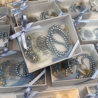 20 personalisierte Magnet-Geschenke mit Tasbih in Geschenkbox | EW-292966