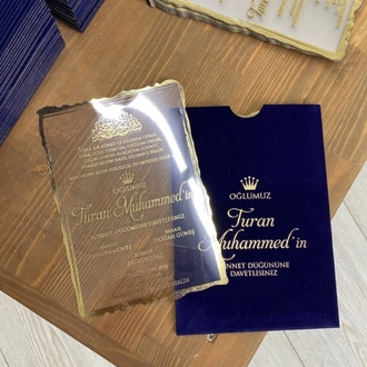 50xPersonalisierte handgefertigte Einladungen für Hochzeit, Verlobung und Verlobungsfei | EW-292725